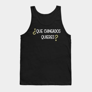 Camisa Chistosa en Espanol Funny Shirt in Spanish Tank Top